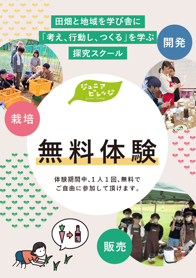 ジュニアビレッジ根っこ塾　無料体験